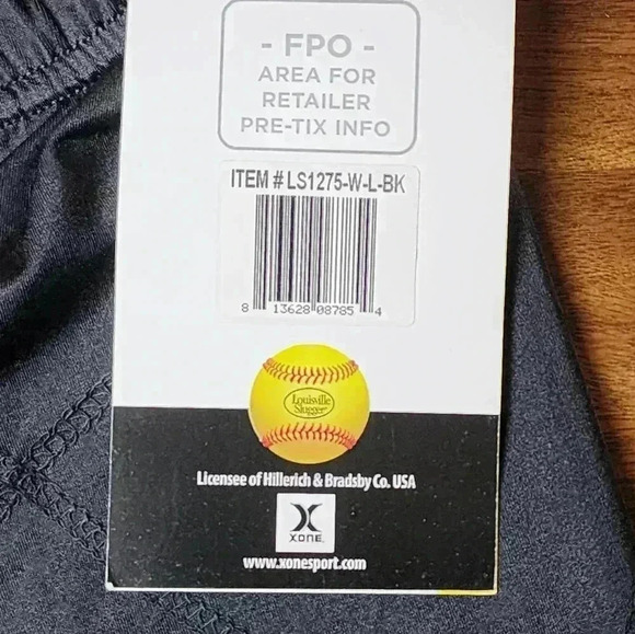 NWT womans Louisville Slugger baseball workout gym compression shorts. Large - Picture 5 of 5